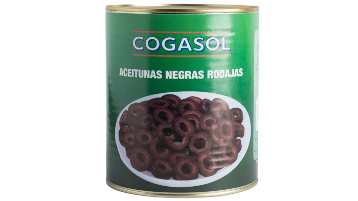 ACEITUNA NEGRA LAMINADA COGASOL 3 K