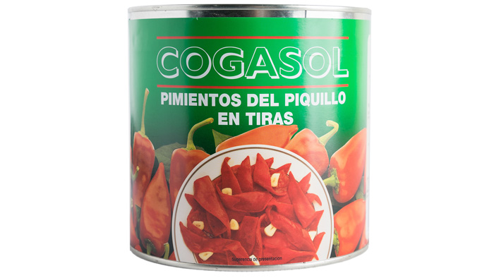 PIMIENTO PIQUILLO TIRAS COGASOL 3 KG