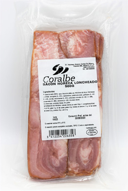 BACON CORALBE LONCHAS 500 Gr.