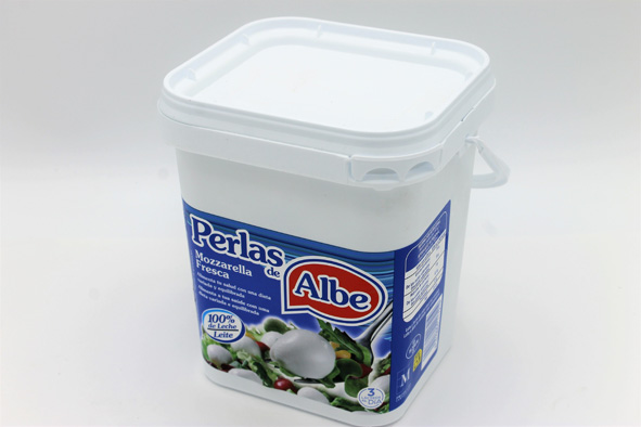 MOZZARELLA PERLAS ALBE 1KG (6G)