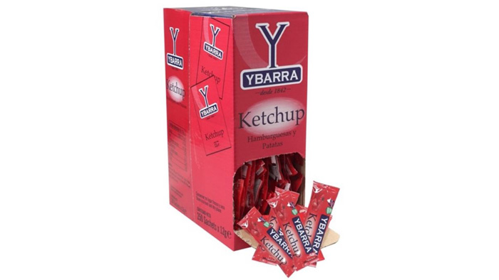 G.B. KETCHUP YBARRA SOBRES 12 GR (250 UD)