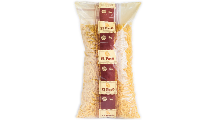 PASTA ESPIRALES PAVO 5 KG