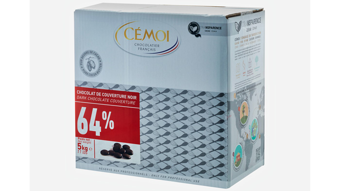 COBERTURA CHOCO NEGRO CÉMOI 64% 5 Kg